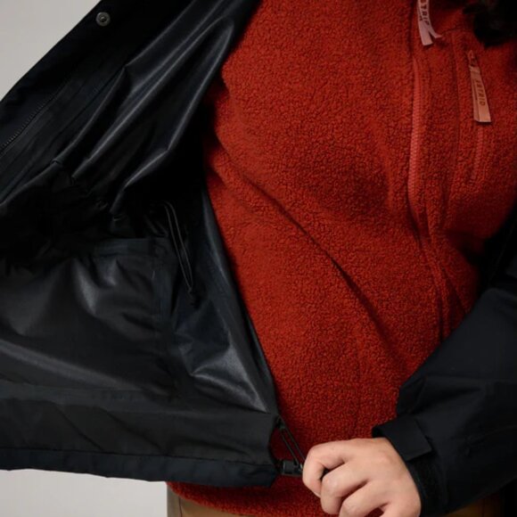 Scandinavian Outdoor Shell Jacket in Black by Astrid Wild - Picture 9 of 13